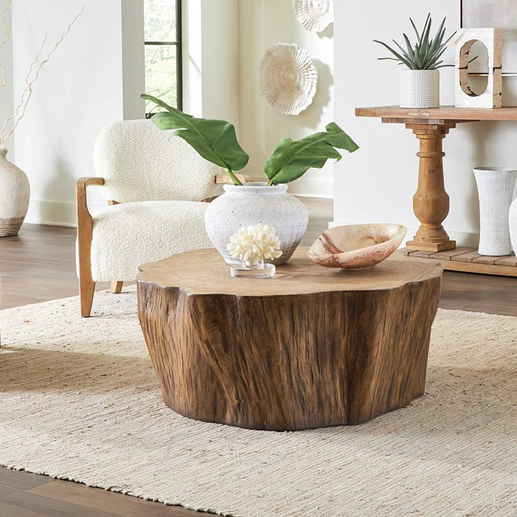 Uttermost Woods Edge Aged Sierra Brown Coffee Table