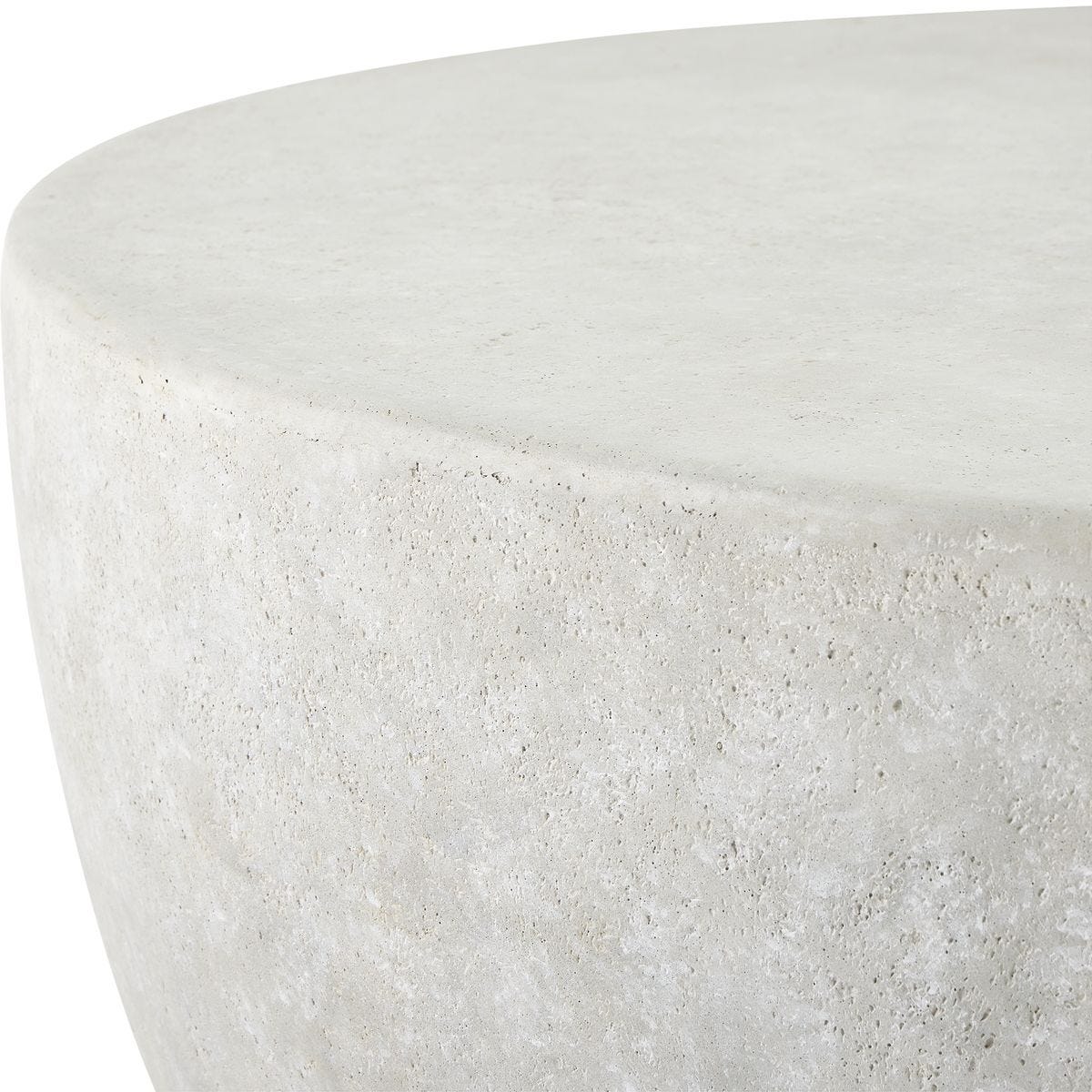 Uttermost Wright Light Stone Concrete Coffee Table ~ Indoor And Outdoor Use - Image 4