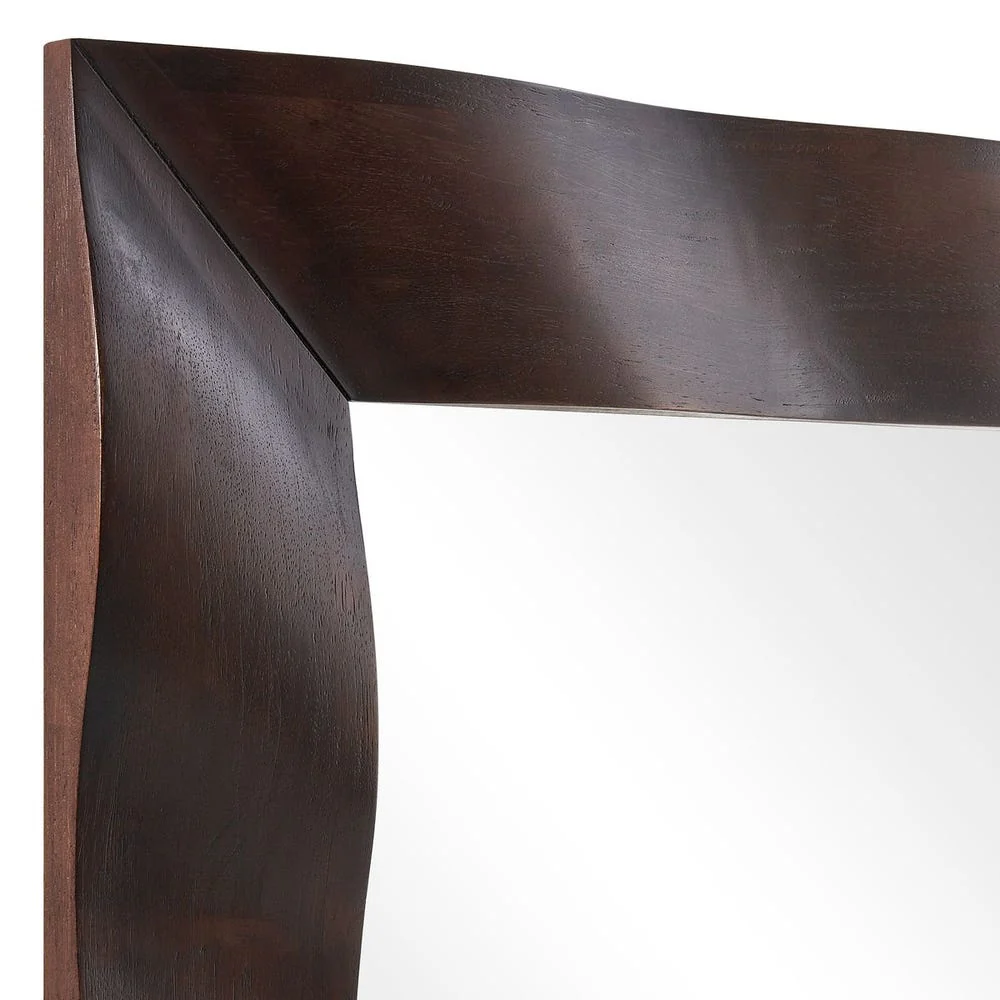 Uttermost Wrinkle Rich Dark Walnut Mirror - Image 5