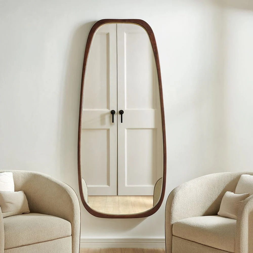 Uttermost Zachari Warm Dark Walnut Tall Mirror - Image 2