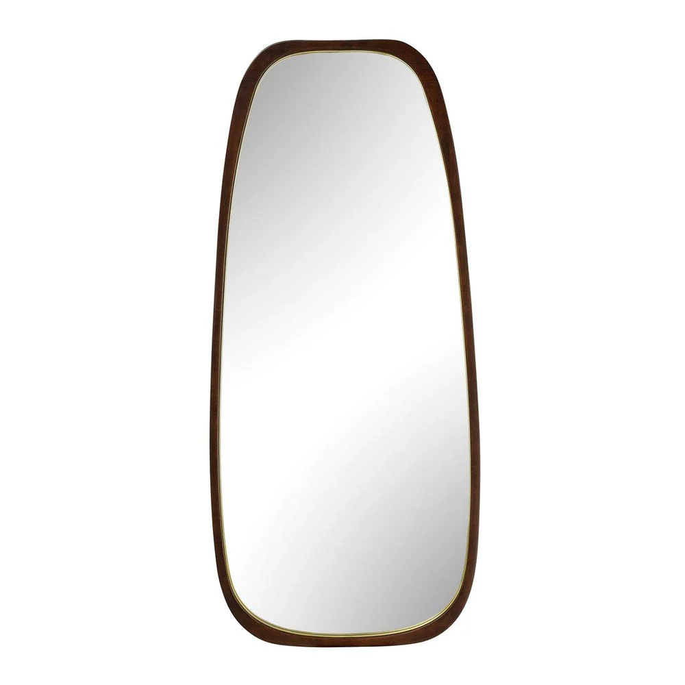 Uttermost Zachari Warm Dark Walnut Tall Mirror - Image 3