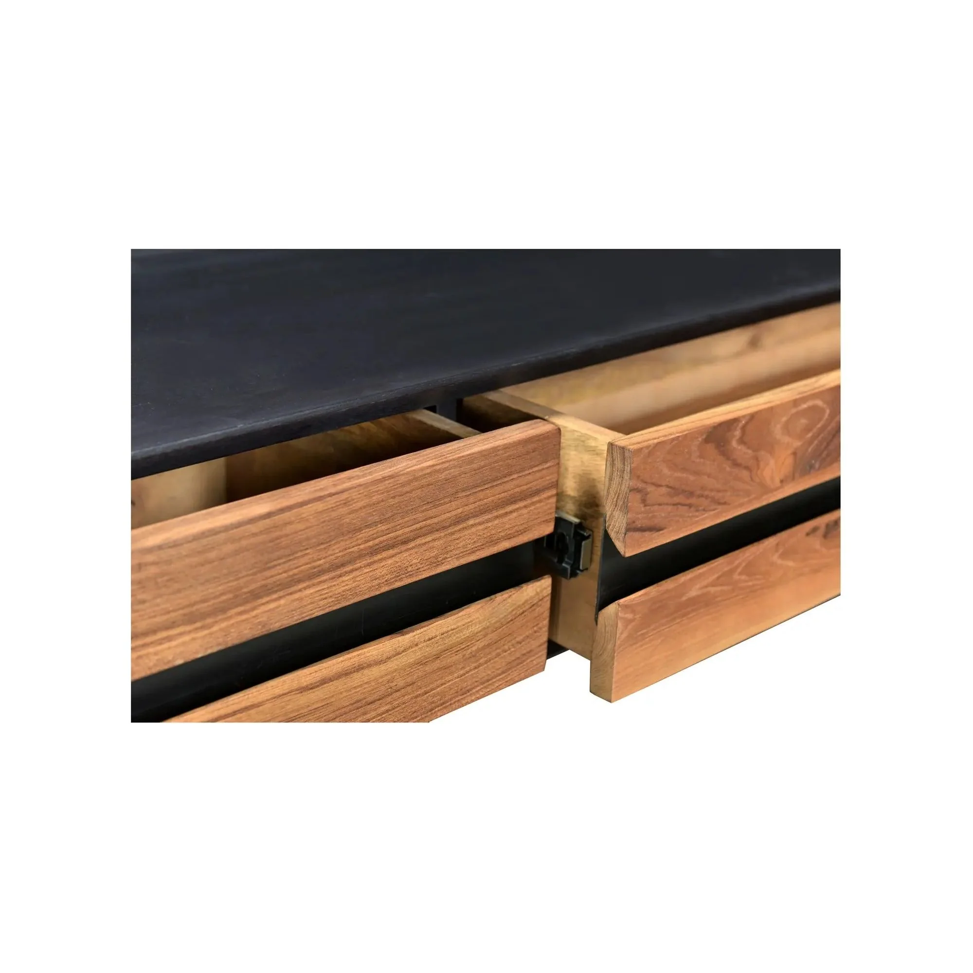 Moe’s Home Collection Vienna Light Brown Mango Wood Console Table - Image 4
