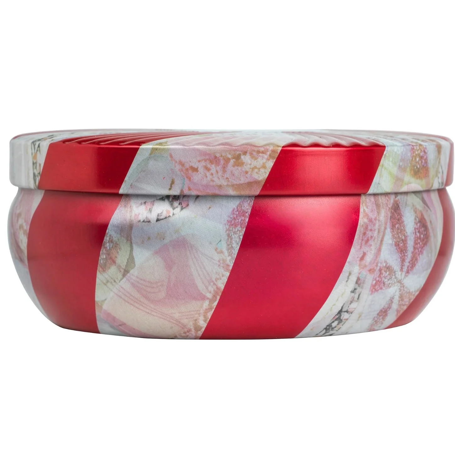 Voluspa Crushed Candy Cane 3 Wick Tin Candle ~ SPRING SALE ~ Limited Quantity - Image 3