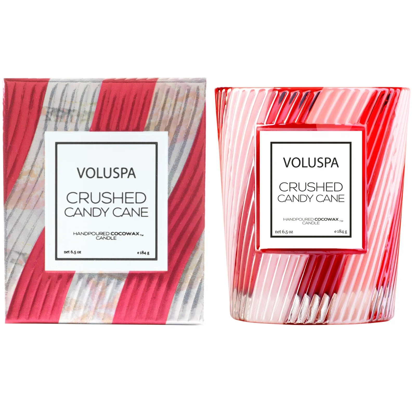 Voluspa Crushed Candy Cane Classic Candle ~ 6.5 oz. ~ SPRING SALE ~ Limited Quantity