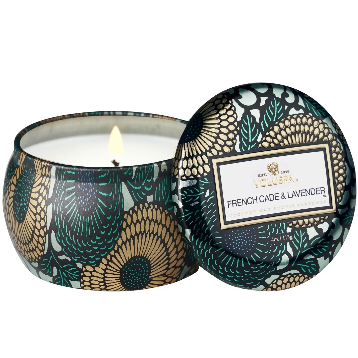 Voluspa French Cade Lavender Mini Tin Candle ~ SPRING SALE  ~ Limited Quantity - Image 3