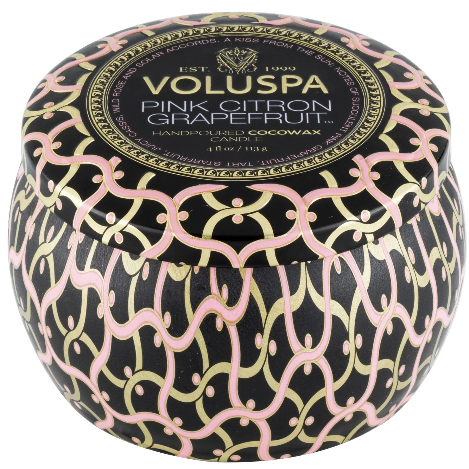 Voluspa Pink Citron Mini Tin Candle ~ SPRING SALE  ~ Limited Quantity - Image 3