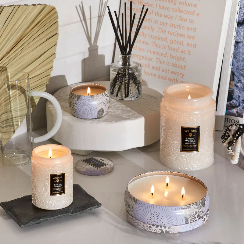 Voluspa Santal Vanille Small Jar Candle ~ 5.5 oz ~ SPRING SALE ~ Limited Quantity - Image 2