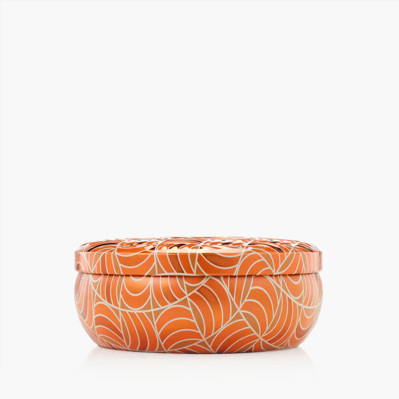 Voluspa Spiced Pumpkin Latte 3 Wick Tin Candle ~ SPRING SALE ~ Limited Quantity - Image 6