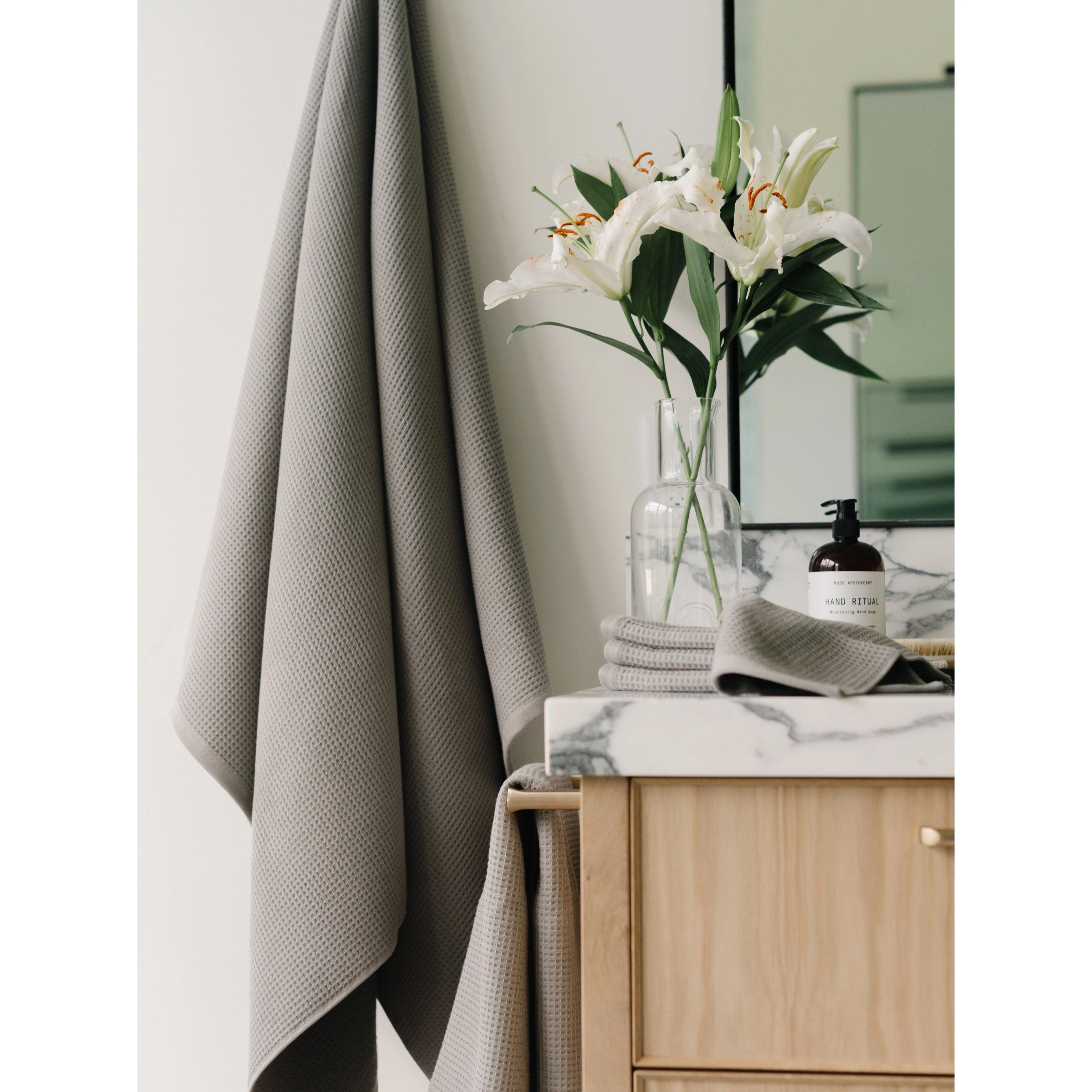 Cozy Earth Waffle Bath Sheets ~ Set of 2 Bath Towels - Image 13