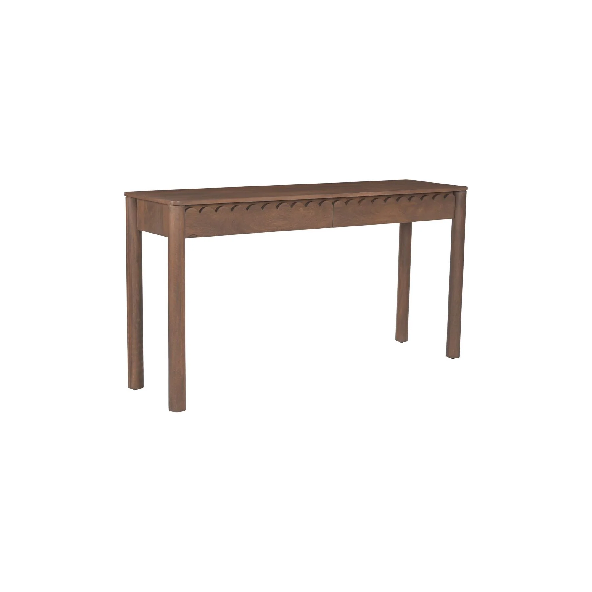Moe’s Home Collection Wiley Vintage Brown Mango Wood Console Table - Image 4