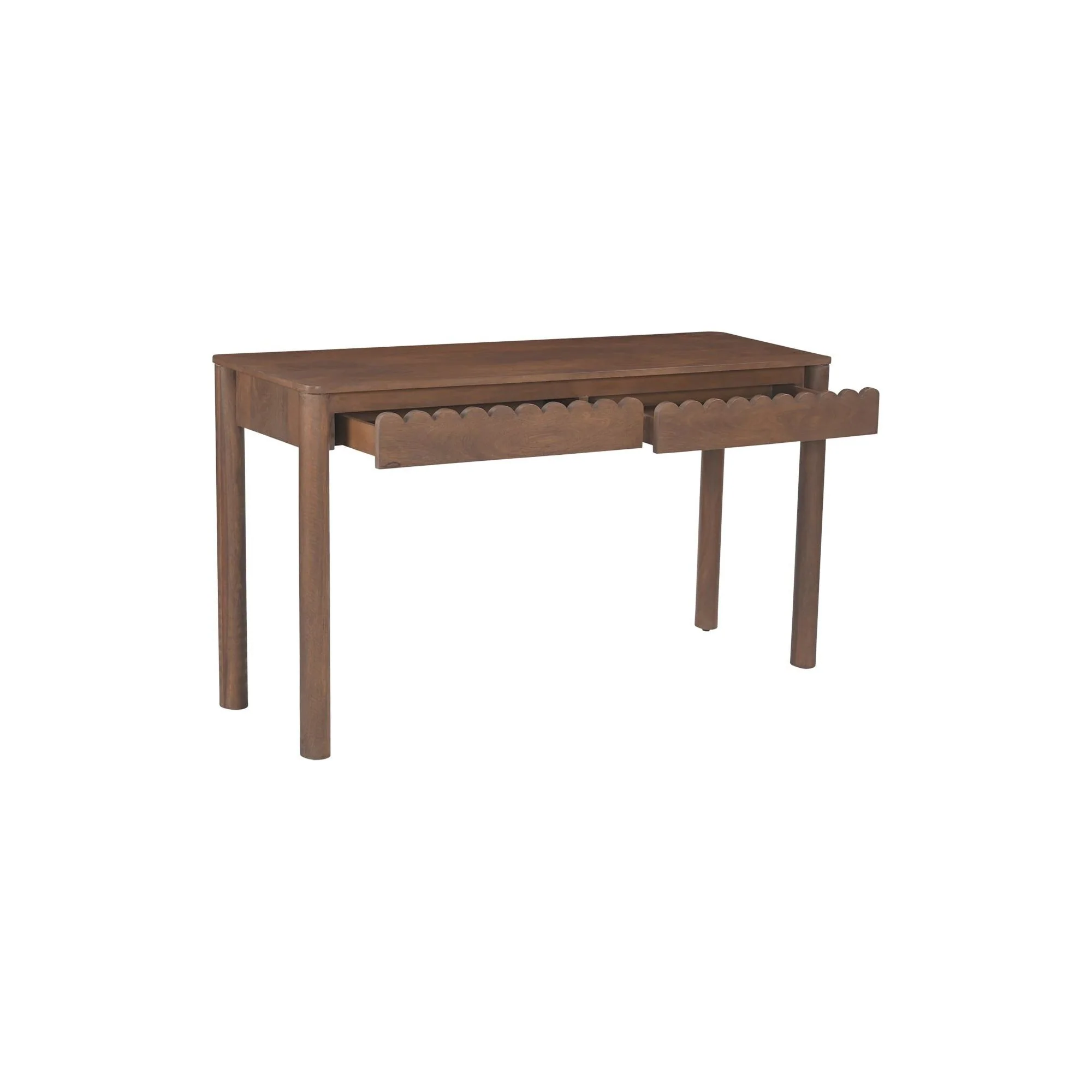Moe’s Home Collection Wiley Vintage Brown Mango Wood Console Table - Image 5