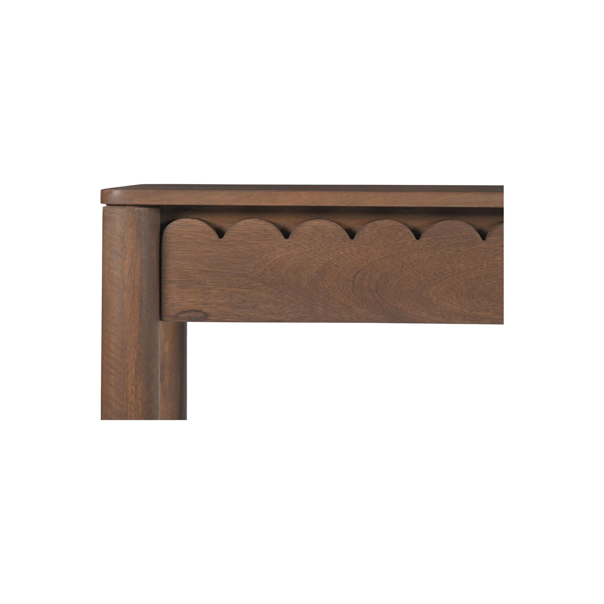 Moe’s Home Collection Wiley Vintage Brown Mango Wood Console Table - Image 8