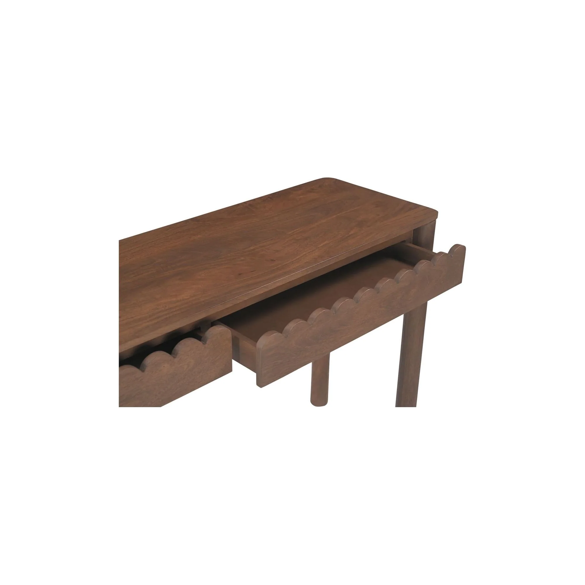 Moe’s Home Collection Wiley Vintage Brown Mango Wood Console Table - Image 9