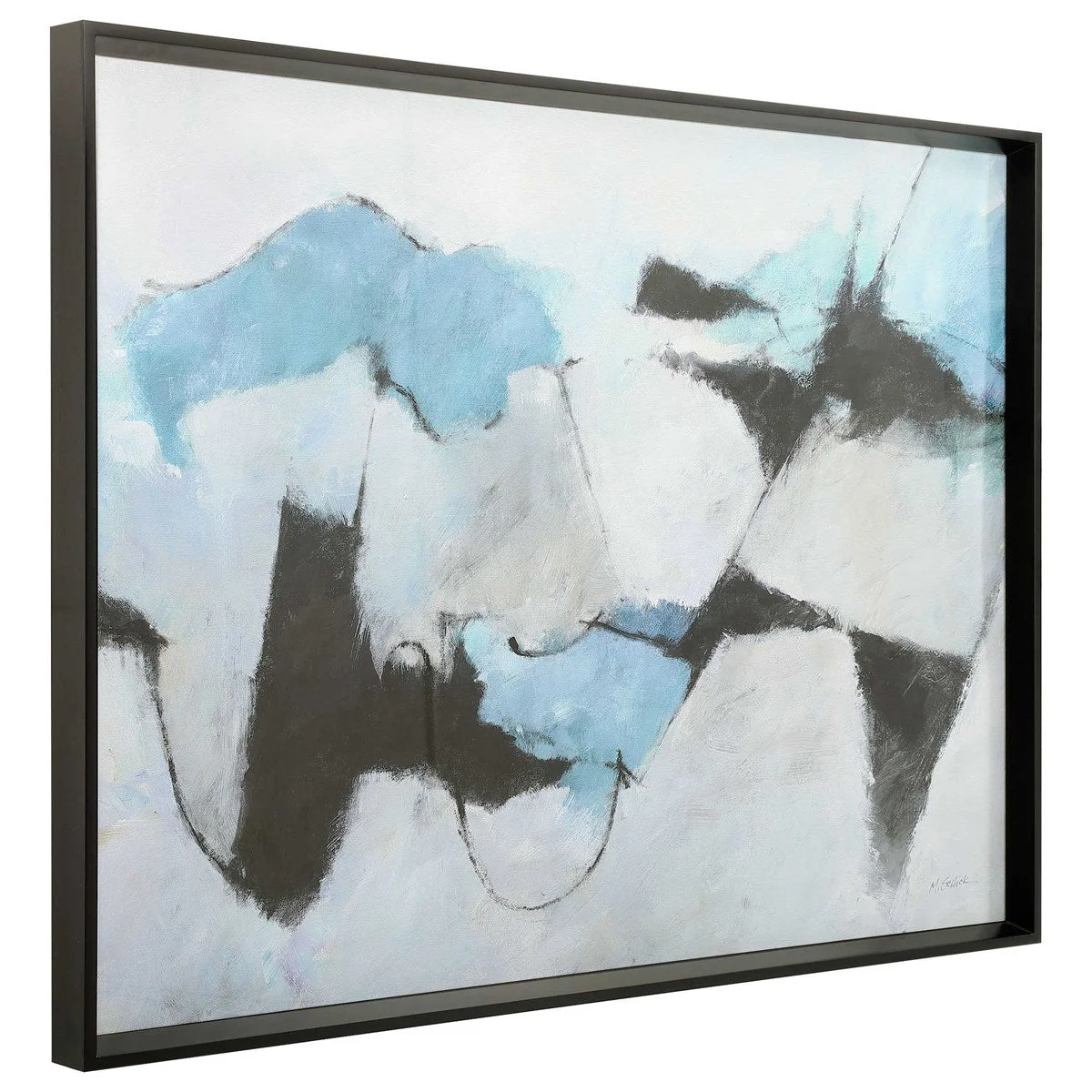 Uttermost Winter Crop Modern Abstract Framed Print - Image 4