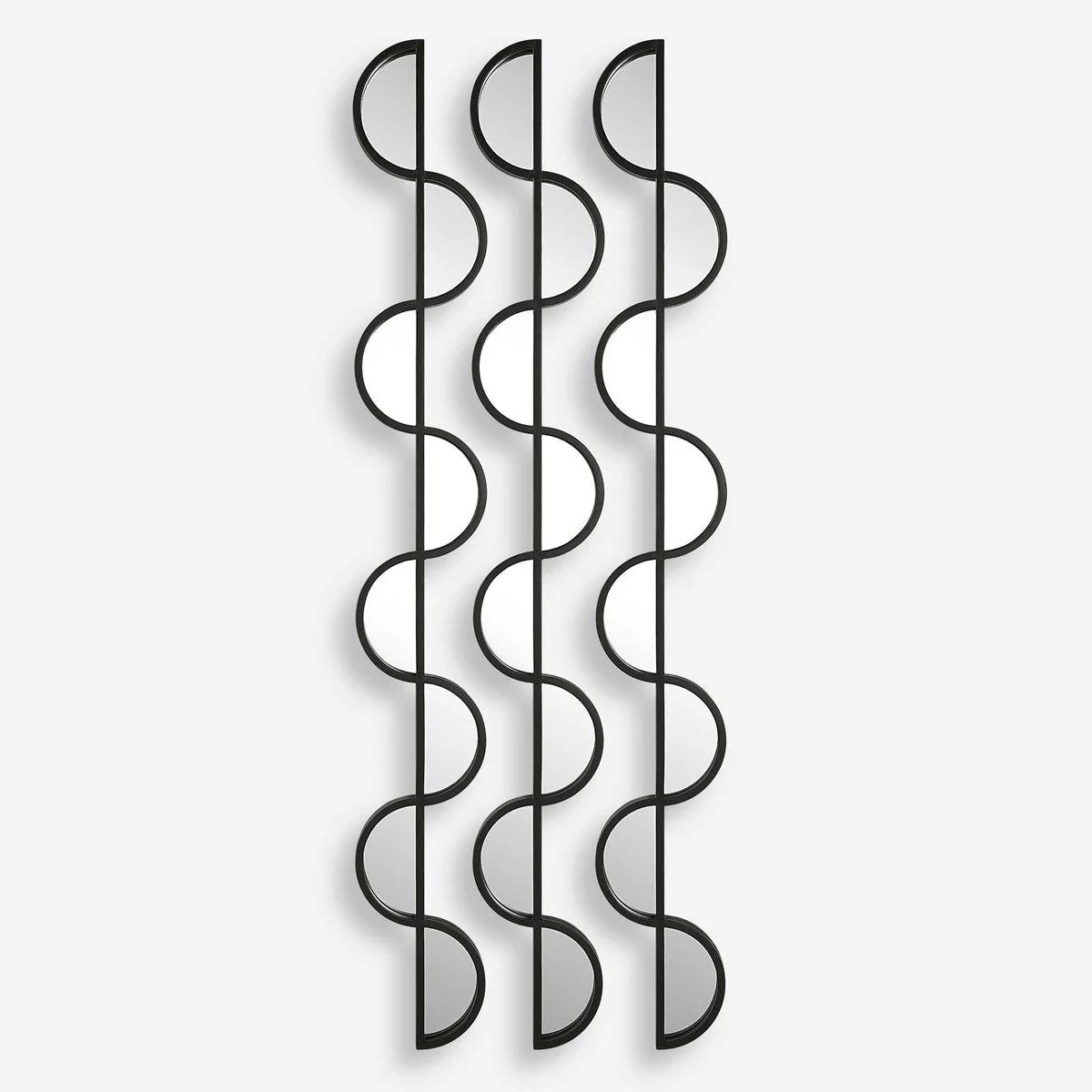 Uttermost Wisp Set of 3 Modern Mirrored Wall Decor - Image 3