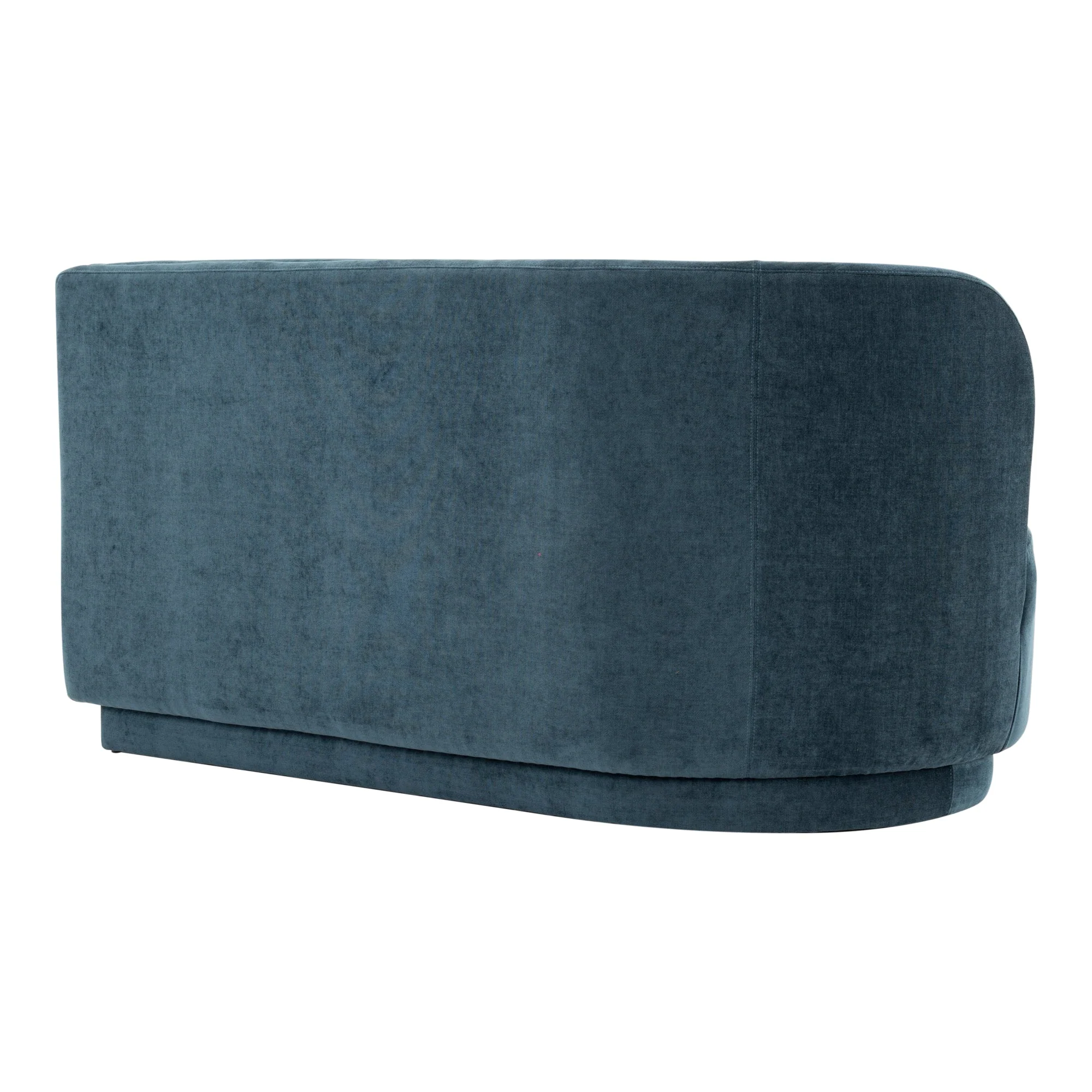 Moe's Home Collection Yoon Blue 2 Seat Sofa Left - Image 3