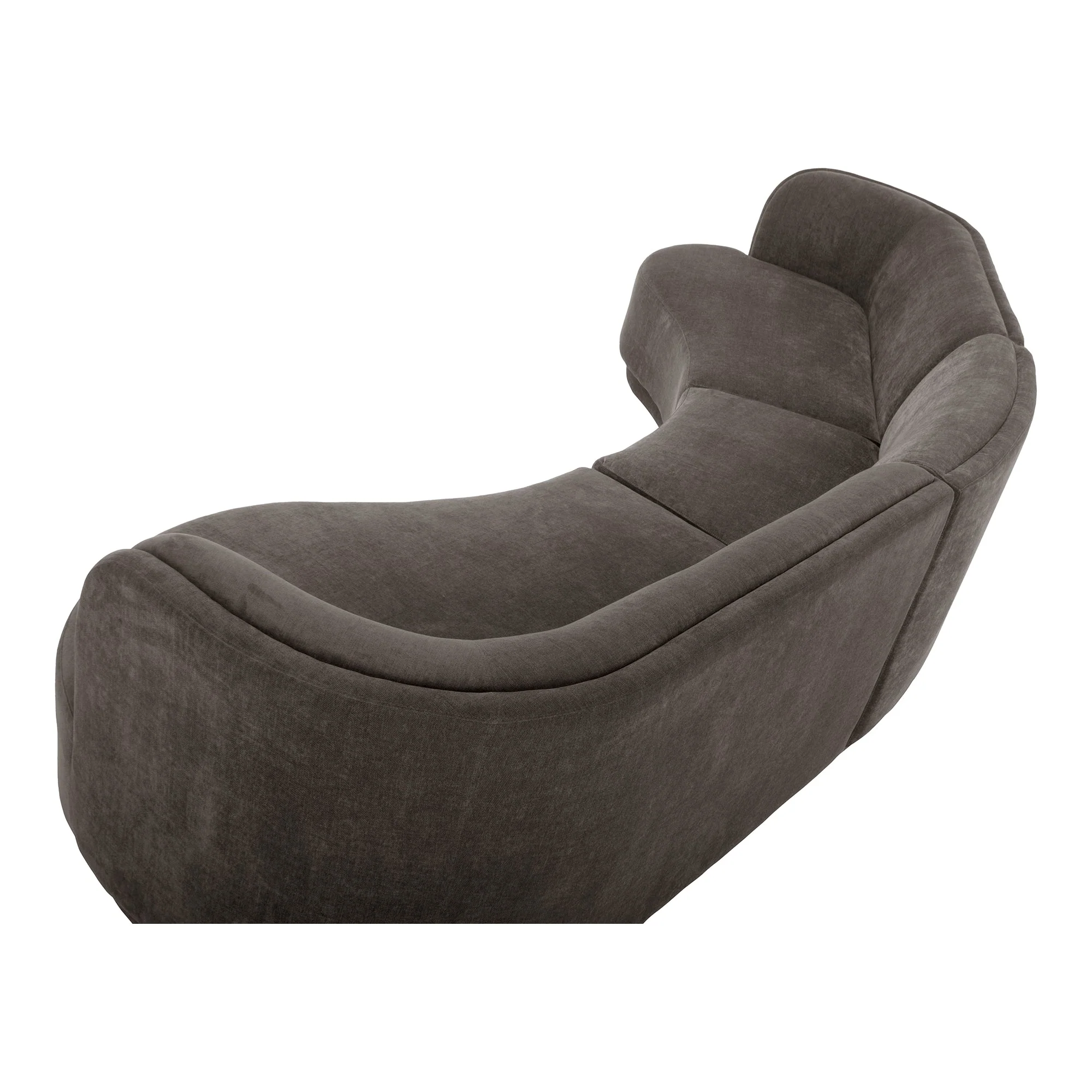 Moe's Home Collection Yoon Grey Compass Modular Sectional - Image 7