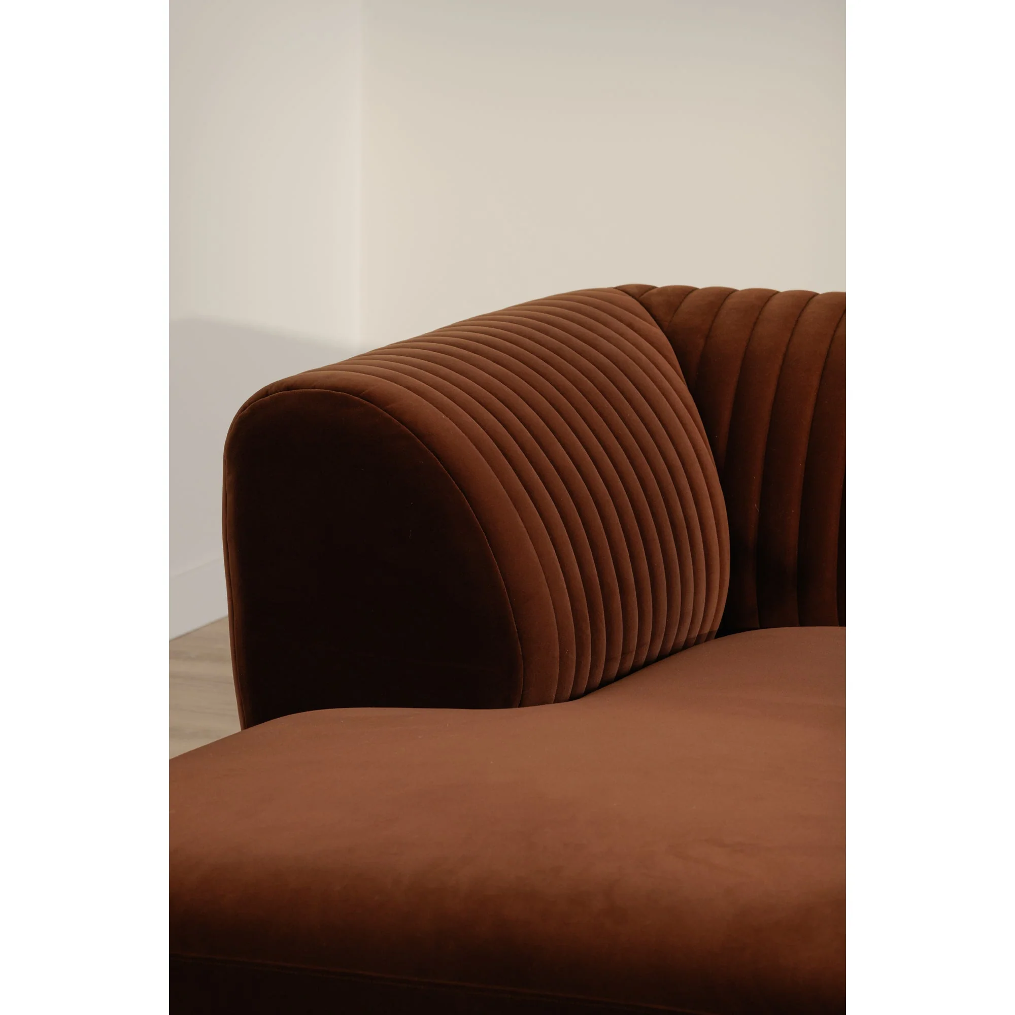 Moe's Home Collection Zandro Warm Brown Left-Facing Sectional - Image 8