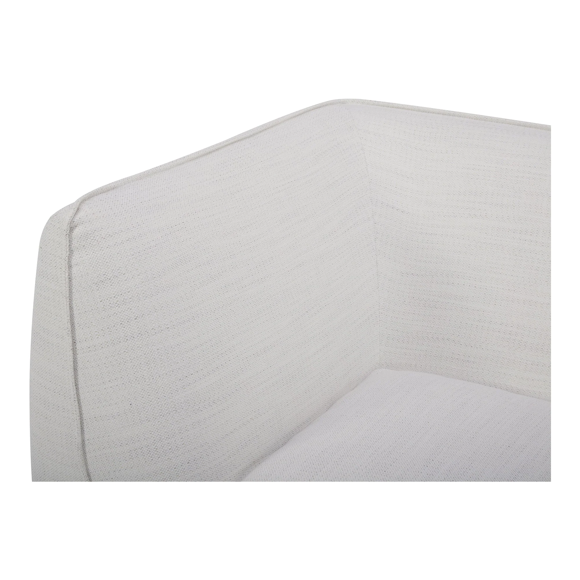 Moe's Home Collection Zeppelin Salt Stone White Classic L-Shaped Modular Sectional - Image 7