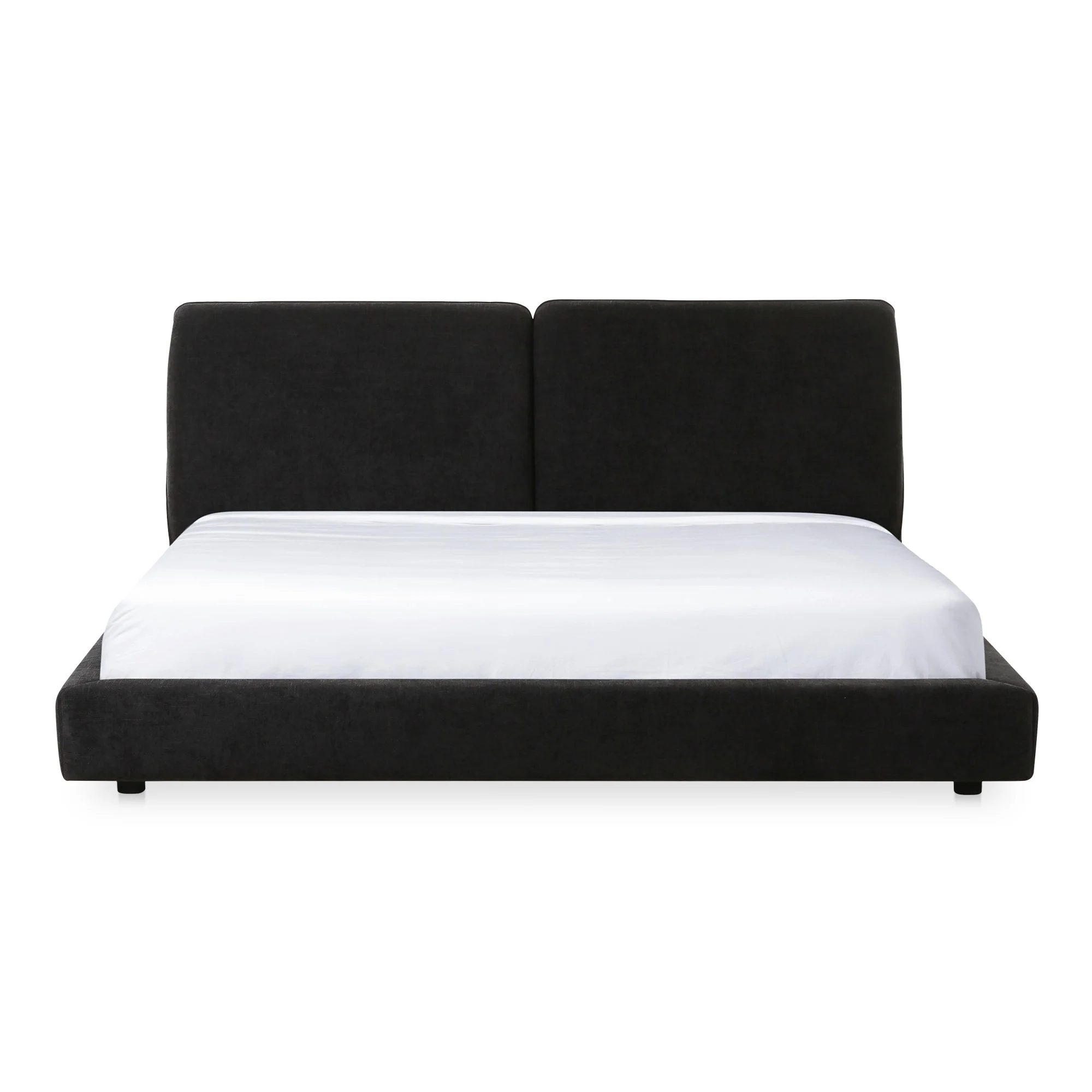 Moe's Home Collection Zeppelin  Heather Black King Bed - Image 11