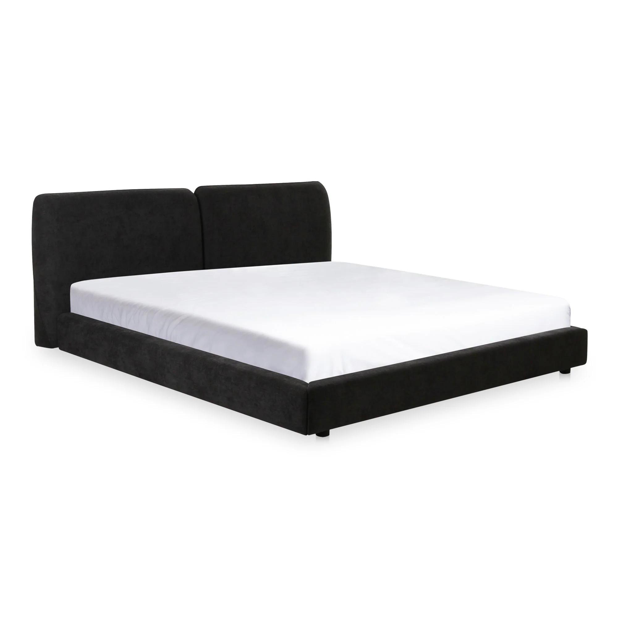 Moe's Home Collection Zeppelin  Heather Black King Bed - Image 12