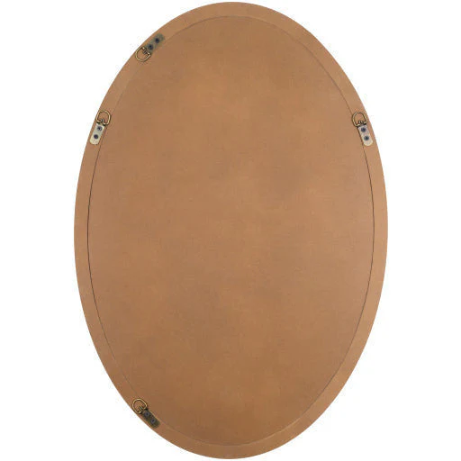 Surya Wall Decor & Mirrors Zohra Modern Oval Wall Mirror Natural Finish ZOH-002 - Image 6
